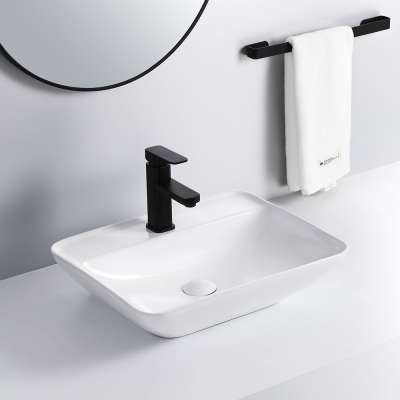 Factory direct supply high quality sanitary ware ceramic countertop wash basin for bathroom