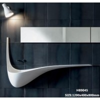 modern hotel  bathrooms wall hung acrylic solid surface wash basin,Artificial Stone Washing  sink