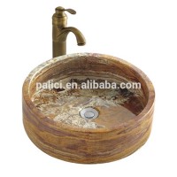 Natural stone marble basin for washroom sink Lavobo lavatory