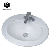 cUPC drop-in lavatory bathroom ceramic basin sink hand wash