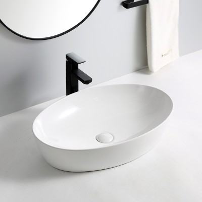 High quality sanitary ware lavabo ceramic art basins countertop bathroom sink