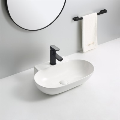 Popular bathroom sink hotel art basin sinks ceramic countertop bathroom basins