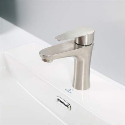 High quality bathroom accessories 304 stainless steel tap mixer bathroom faucet